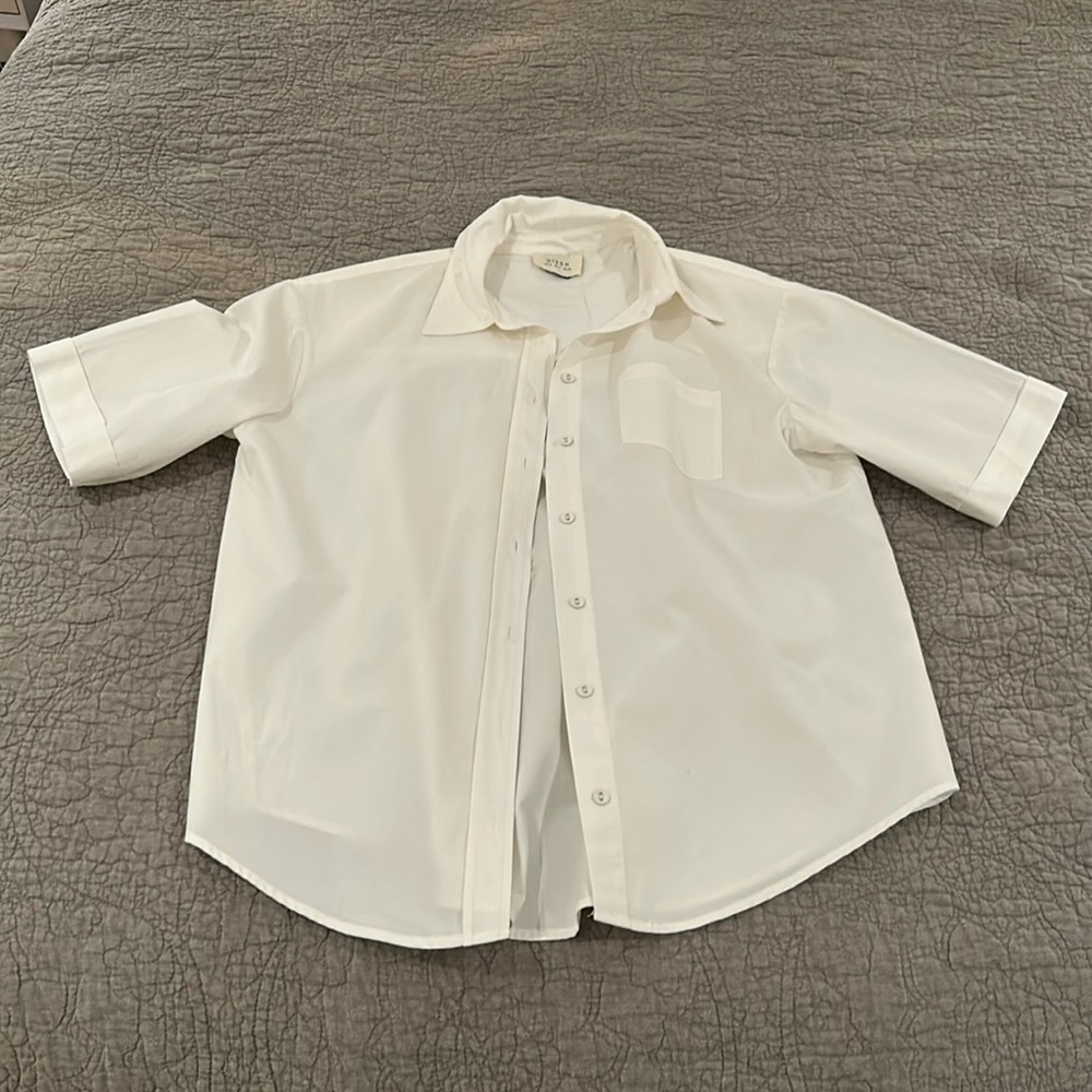 Oversized button down